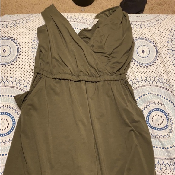 Time and Tru Pants - Green Jump suit with pockets!